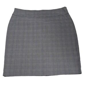 Soho apparel pencil Skirt Grey Plaid Career XL